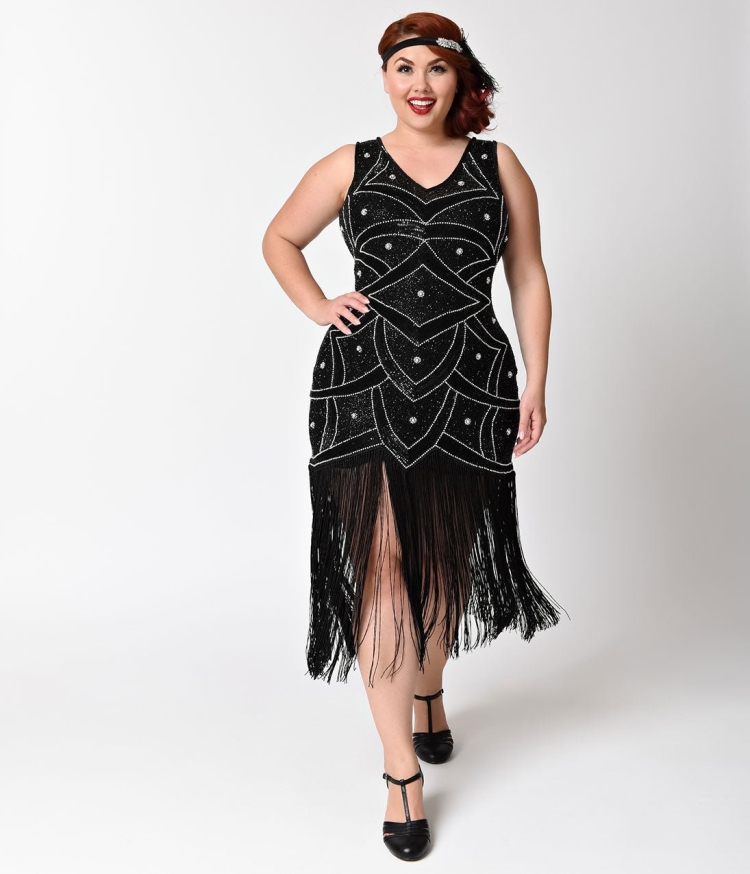 Стиль Гэтсби плюс сайз