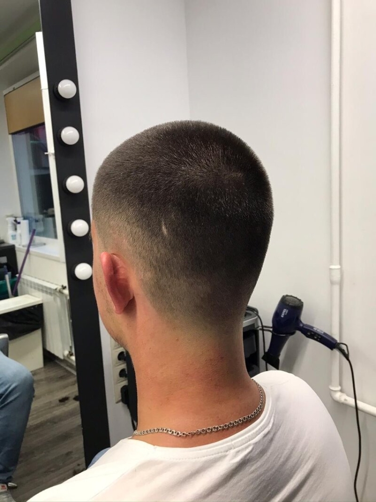 Стрижка 6 мм сверху 3 мм сбоку