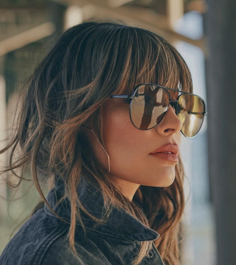 Стильная челка