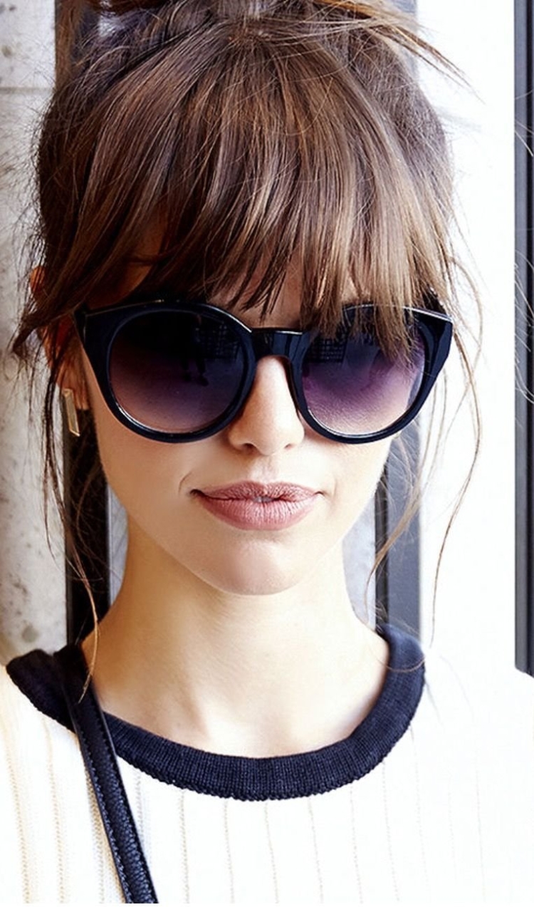 Челка с очками