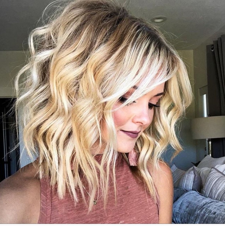 Небрежные Локоны на средние волосы