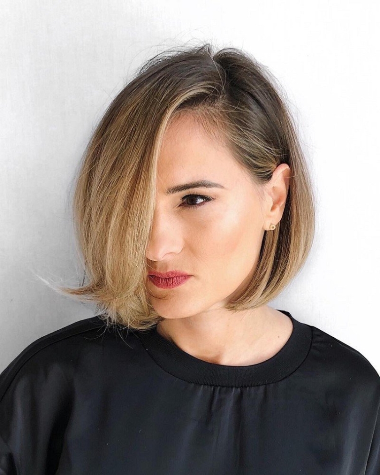 Контуринг волос каре