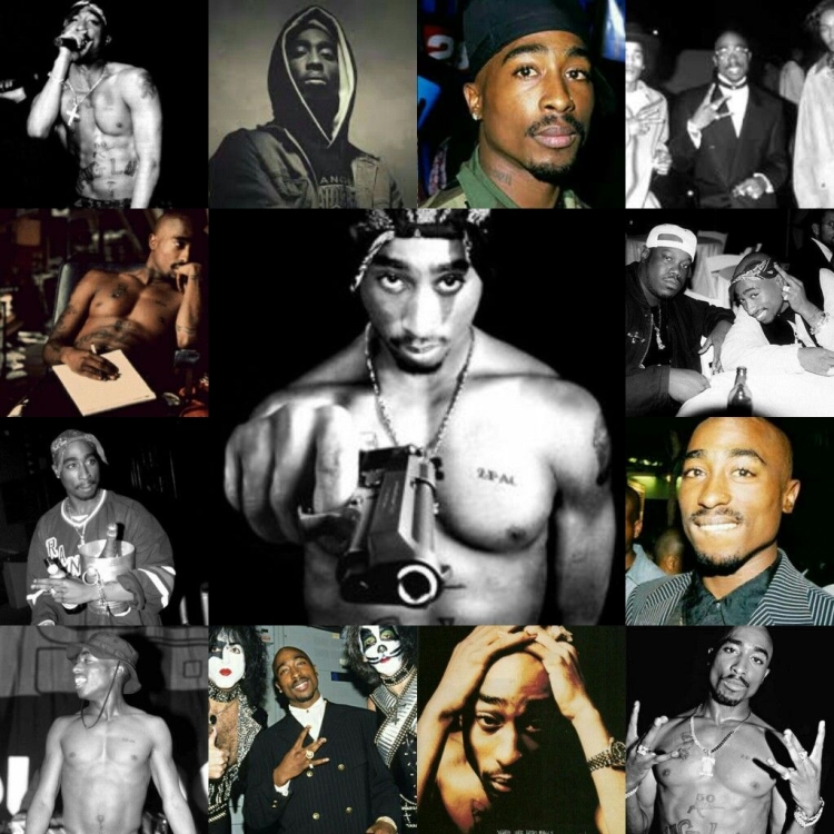 Коллаж Тупак Шакур