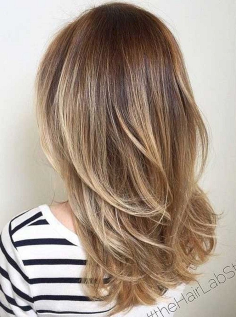 Балаяж на Каскад градуированное