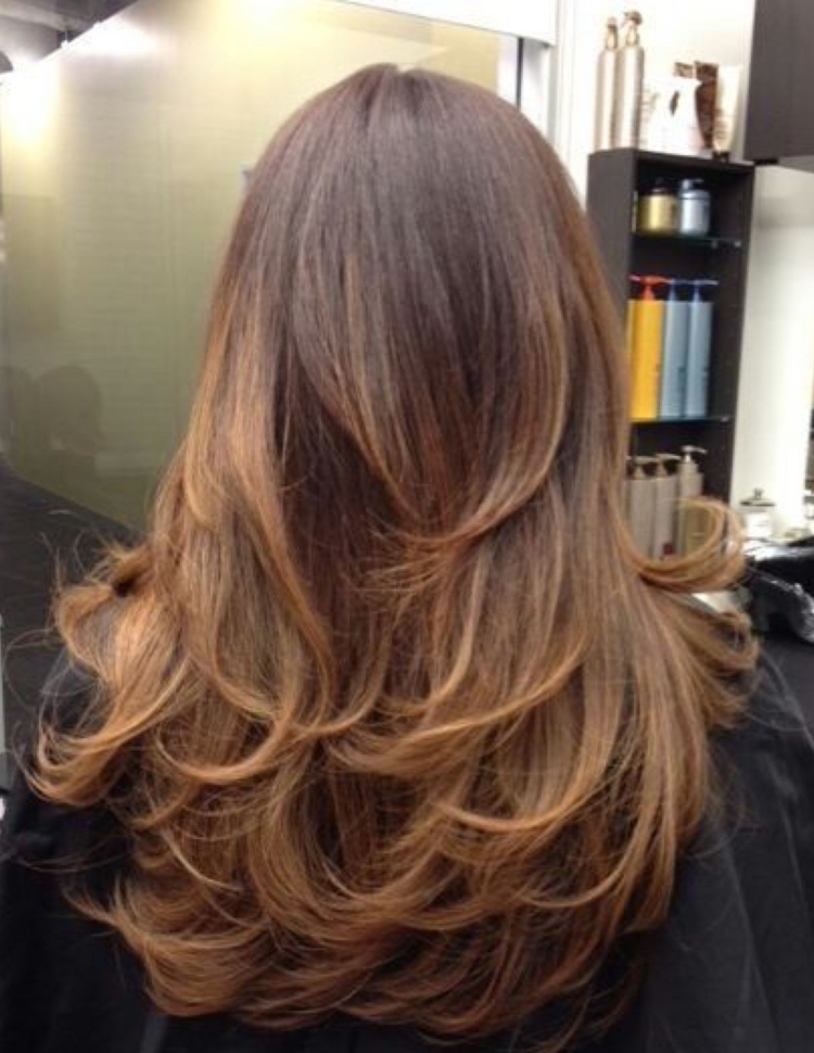 Окрашивание балаяж на Каскад