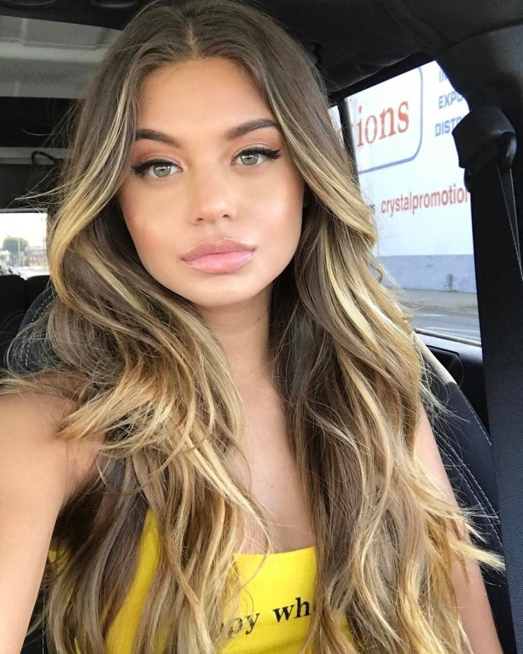 Контуринг на русые волосы