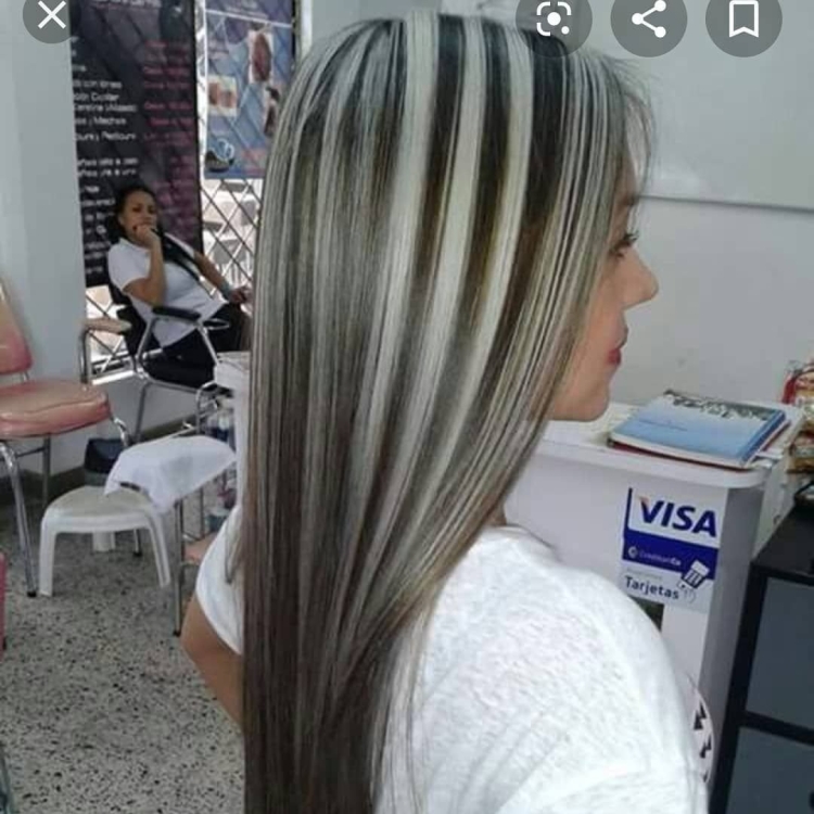 Мелкое редкое мелирование