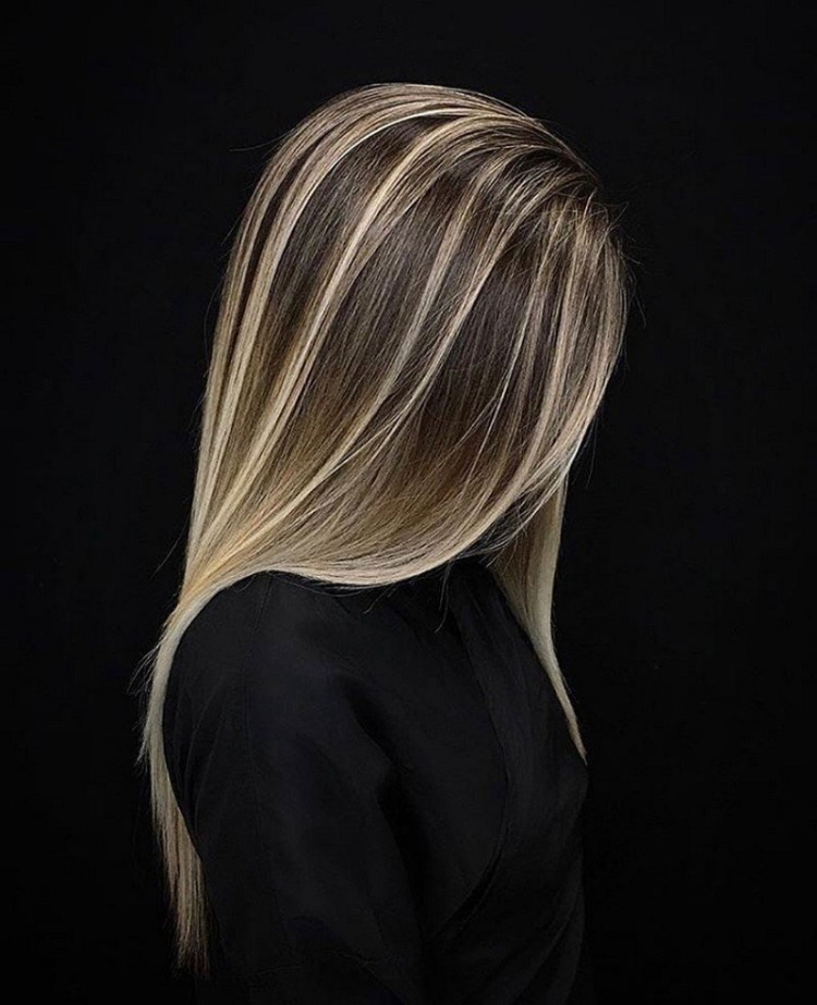 Вуальное мелирование