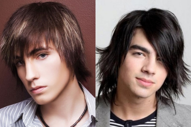 Стрижки на средние волосы для парней подростков