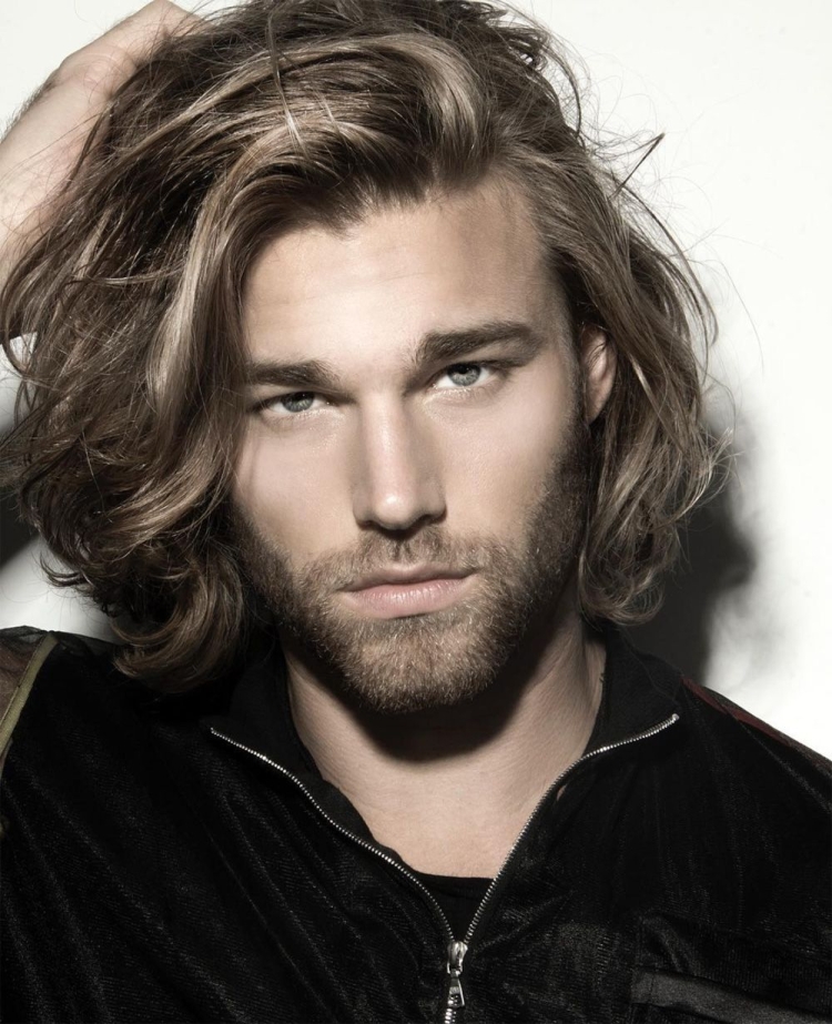 Длинные мужские прически