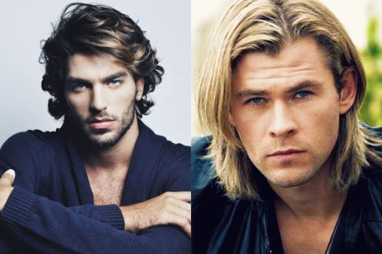 Мужские прически с удлиненными волосами