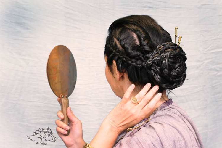 Прическа из еды