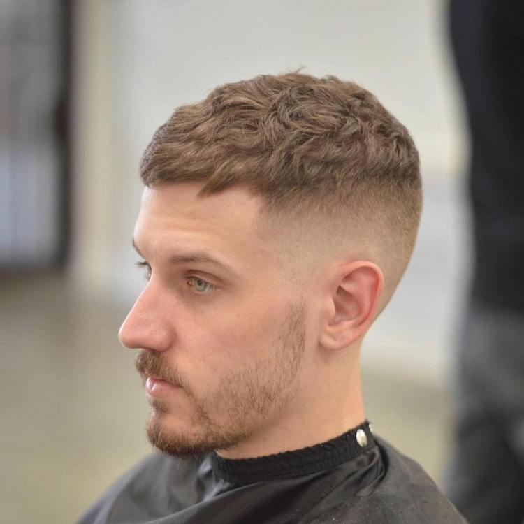 Причёска Цезарь мужская