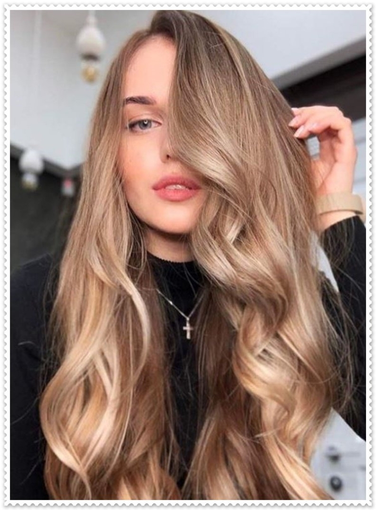 Карамельно пепельный блонд