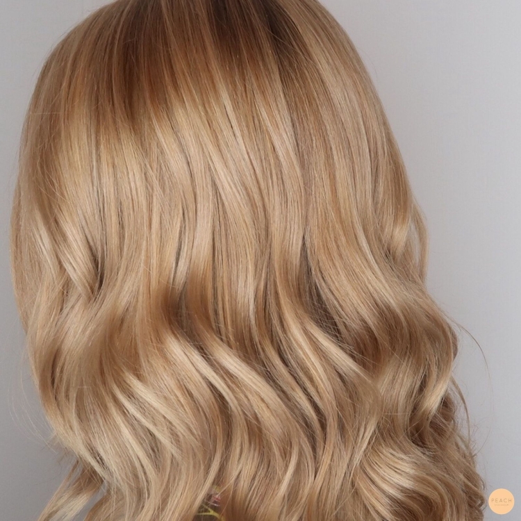 Золотисто пепельный блонд