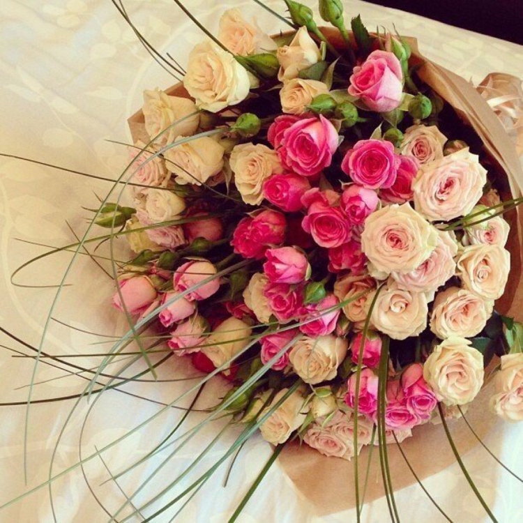 Красивый стильный букет