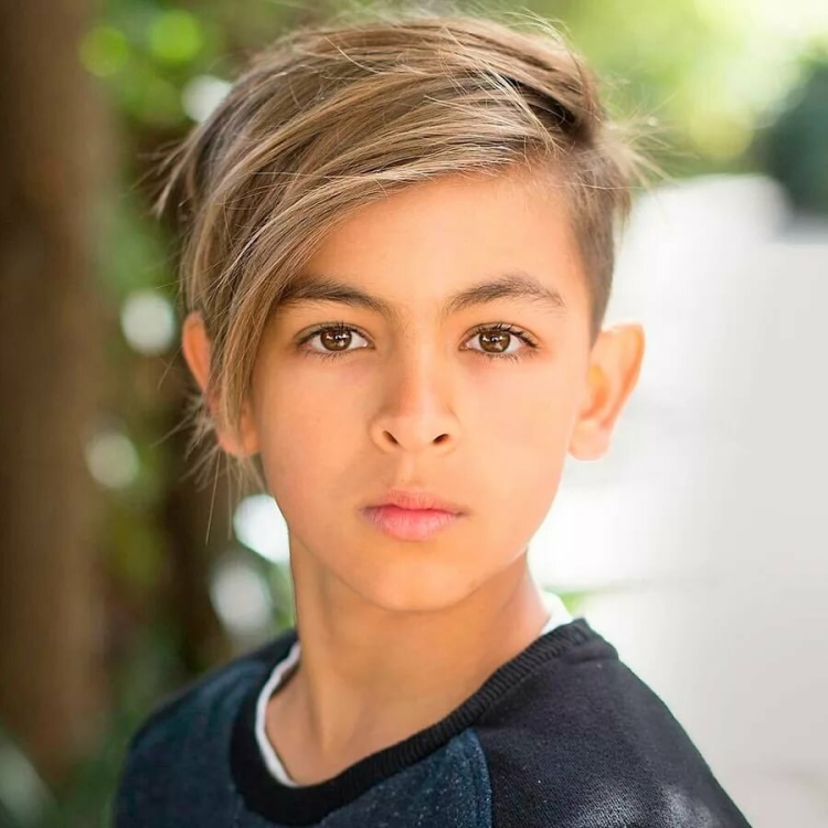 Стрижка для подростка мальчика