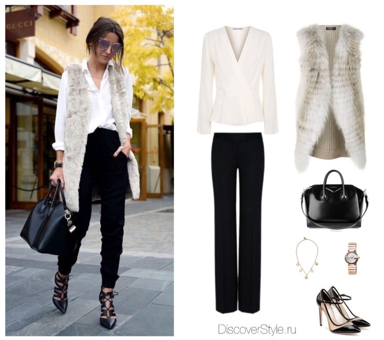 Зимние офисные Луки