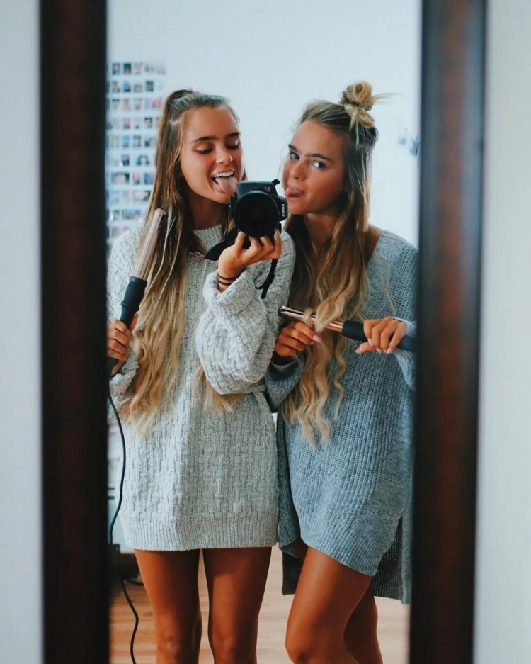 Домашняя фотосессия с подругой