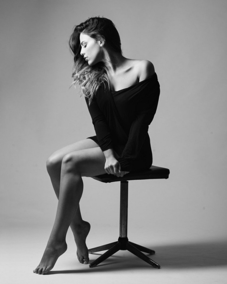 Черно белая фотосессия