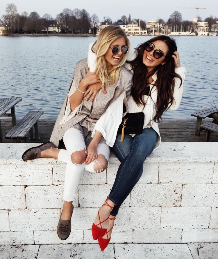 Модные фотосессии подруги