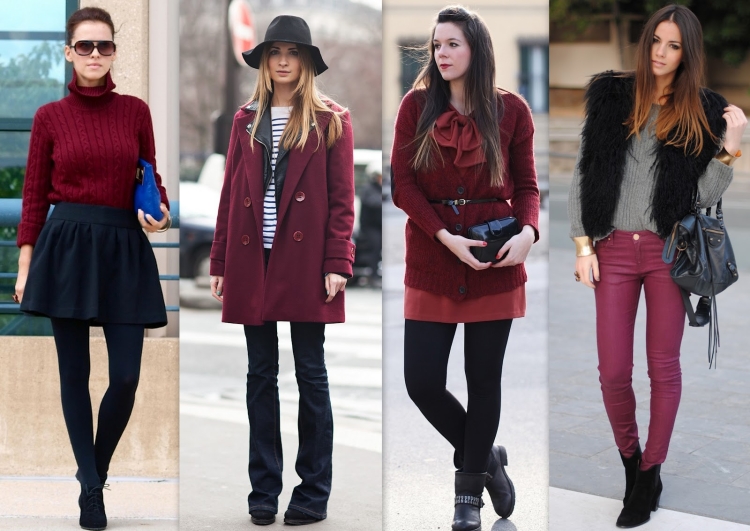 Образ с бордовой водолазкой