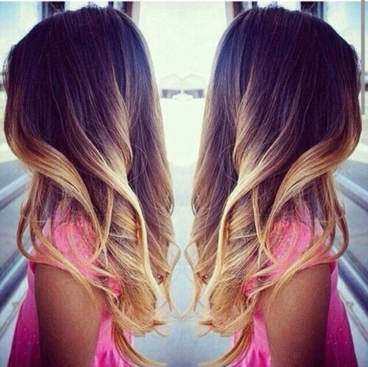 Окрашивание концов