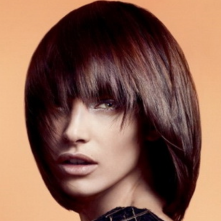 Сессон на средние волосы