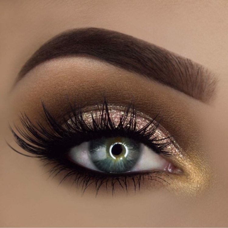 Легкий Смоки айс для зеленых глаз