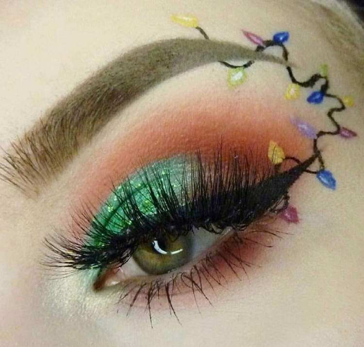 Новогодний мейкап