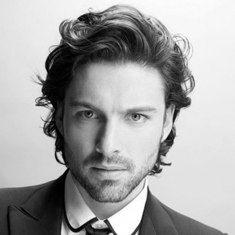 Мужские стрижки на длинные волнистые волосы