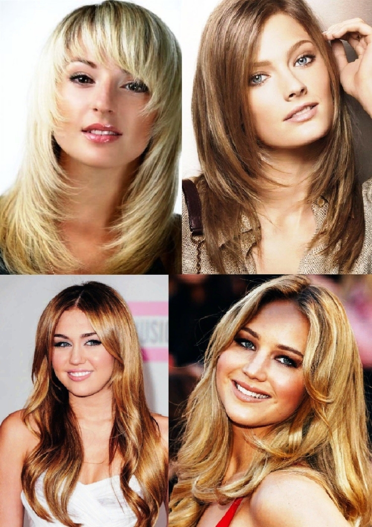 Стрижки на длинные волосы овальное лицо