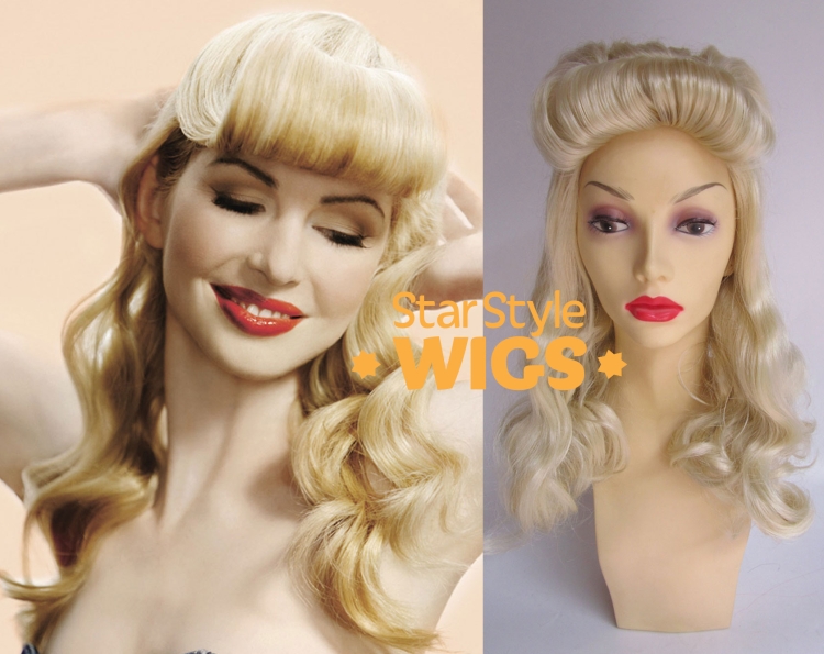 Челка в стиле пин ап