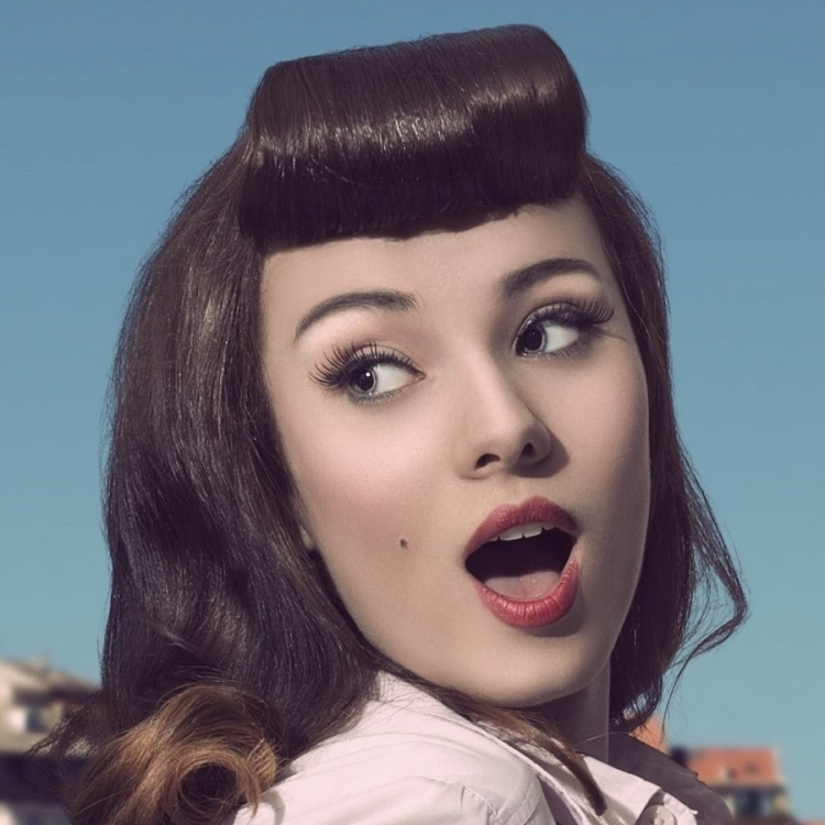 Рокабилли челка