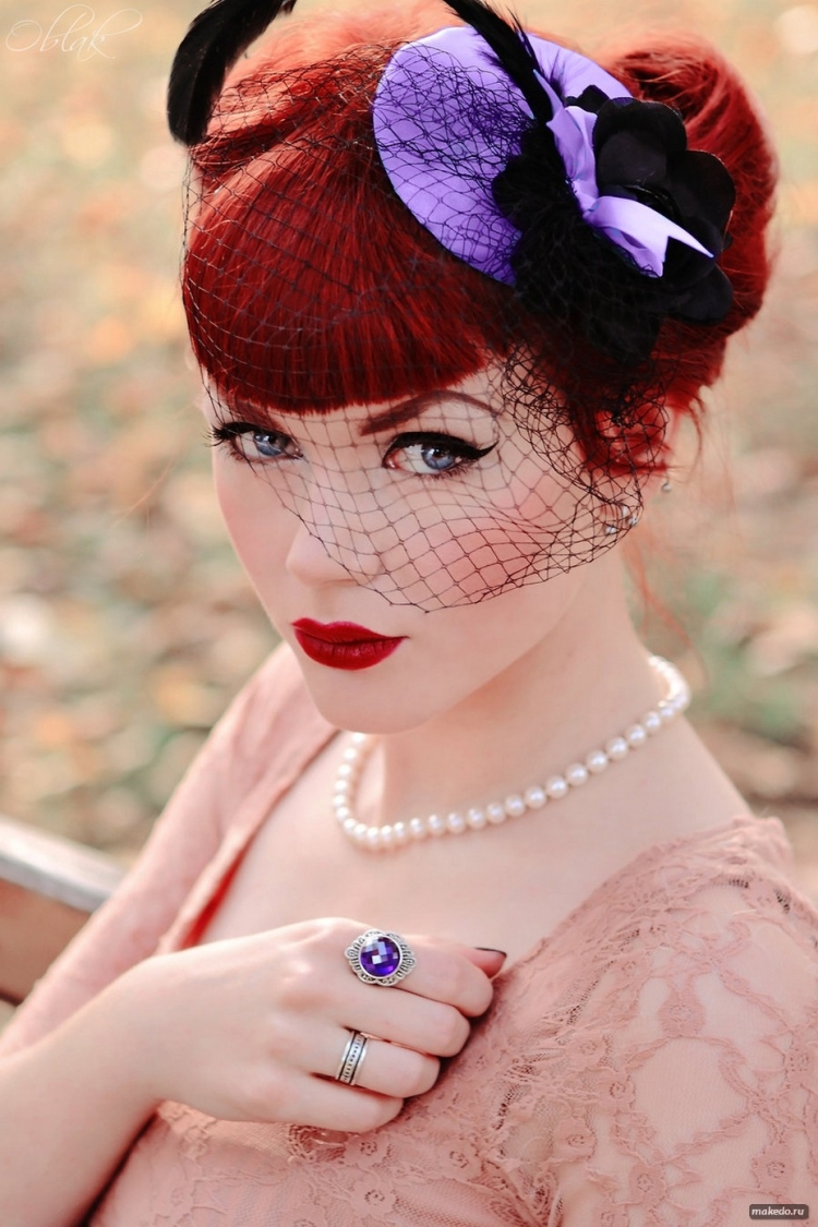 Стиль рокабилли прически ретро