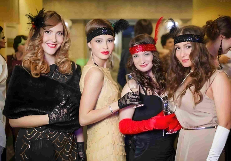 Корпоратив в стиле черное и белое