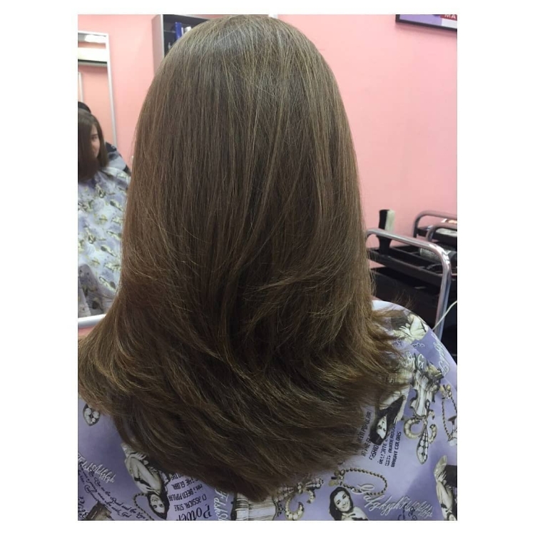 Стрижка Каскад сзади