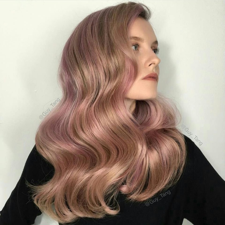 Роуз Голд цвет волос