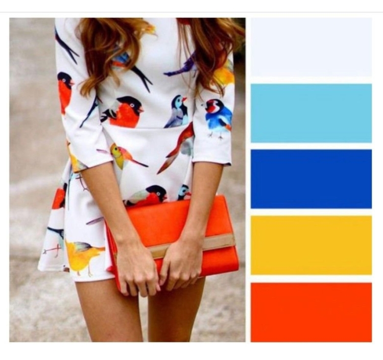 Яркие тона одежды
