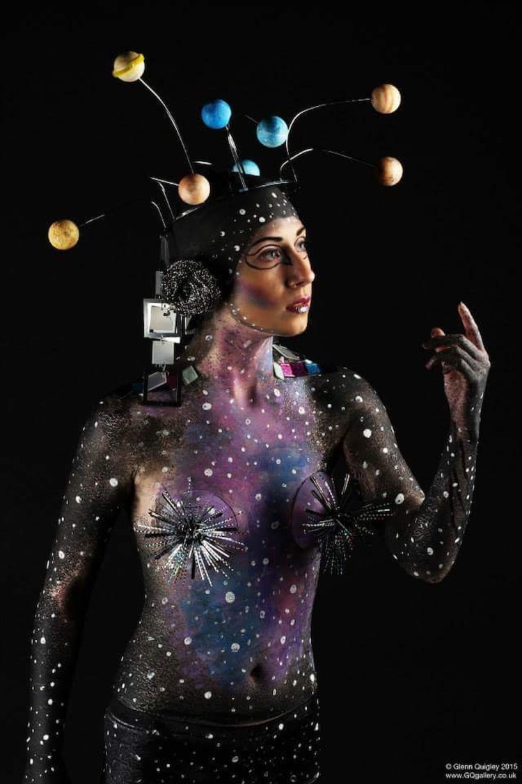 Фотосессия в стиле космос