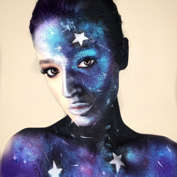 Фотосессия в стиле космос