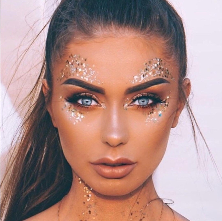 Макияж в стиле космос