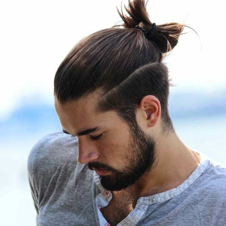 Андеркат man bun