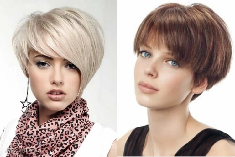 Стрижки Боб Гарсон шапочка