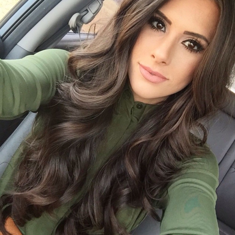 Холодный цвет волос для шатенок