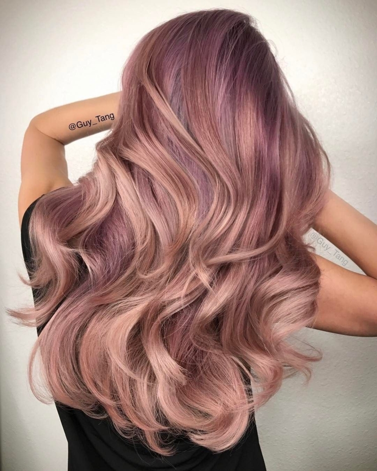 Роуз Голд цвет волос