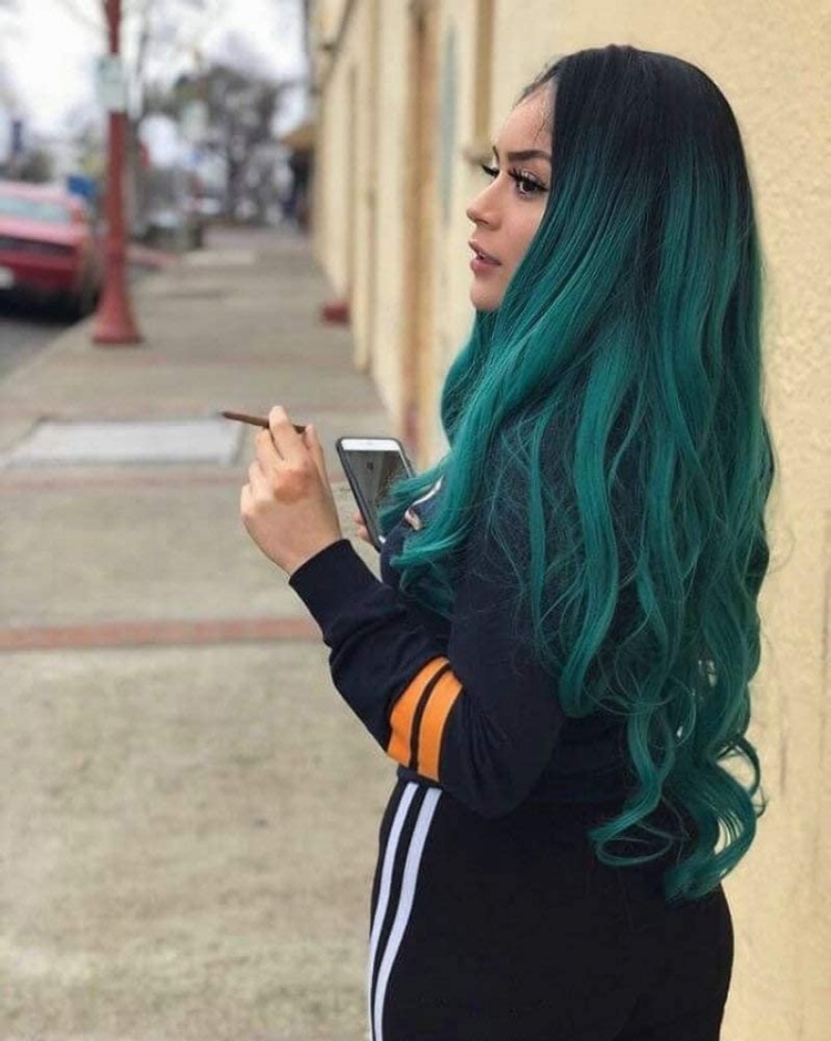 Зеленое окрашивание