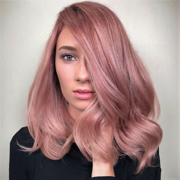 Роуз Голд цвет волос