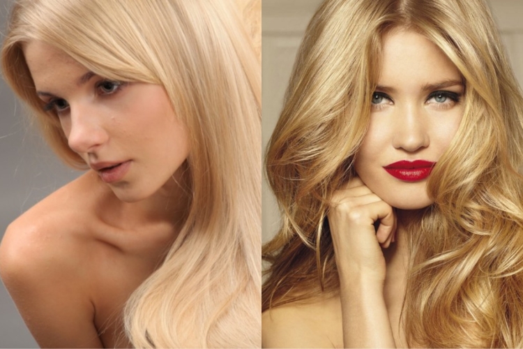 Тёплые оттенки блонда