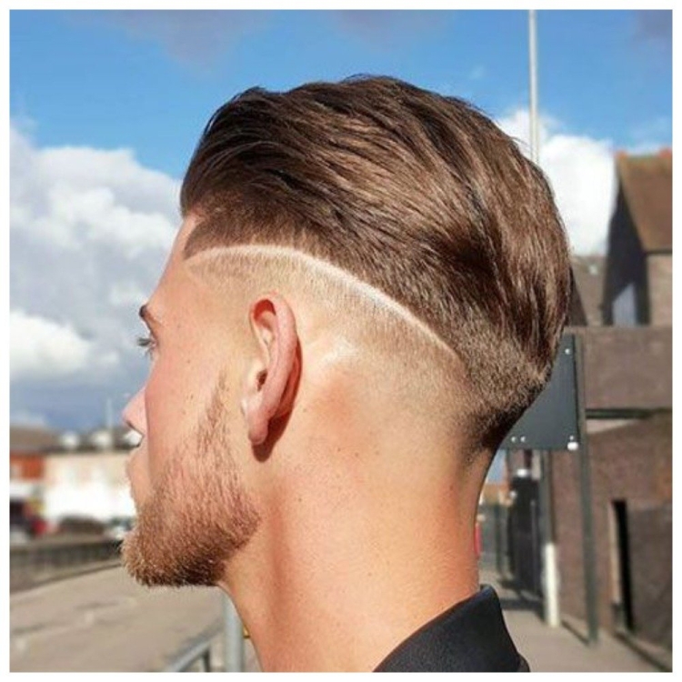 Андеркат фейд пепельный